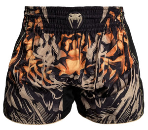 Venum Tiger Muay Thai Shorts - Black/Neon Orange