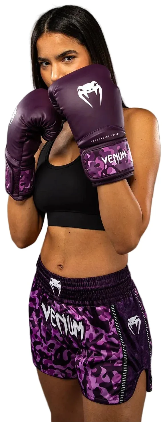 Venum Iris Muay Thai Shorts - Plum/Pink