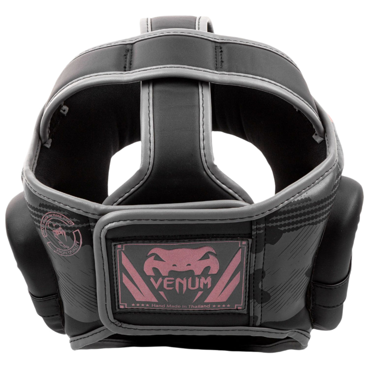Venum Elite Boxing Headgear - Black/Pink Gold