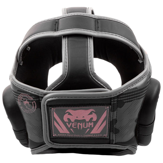 Venum Elite Boxing Headgear - Black/Pink Gold