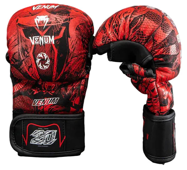 Venum 20th Anniversary Sparring Gloves - Black/Red