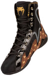 Venum Elite Evo Monogram Boxing Shoes – Black/Brown