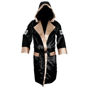 Cleto Reyes Boxing Robe with Hood - Black/Gold