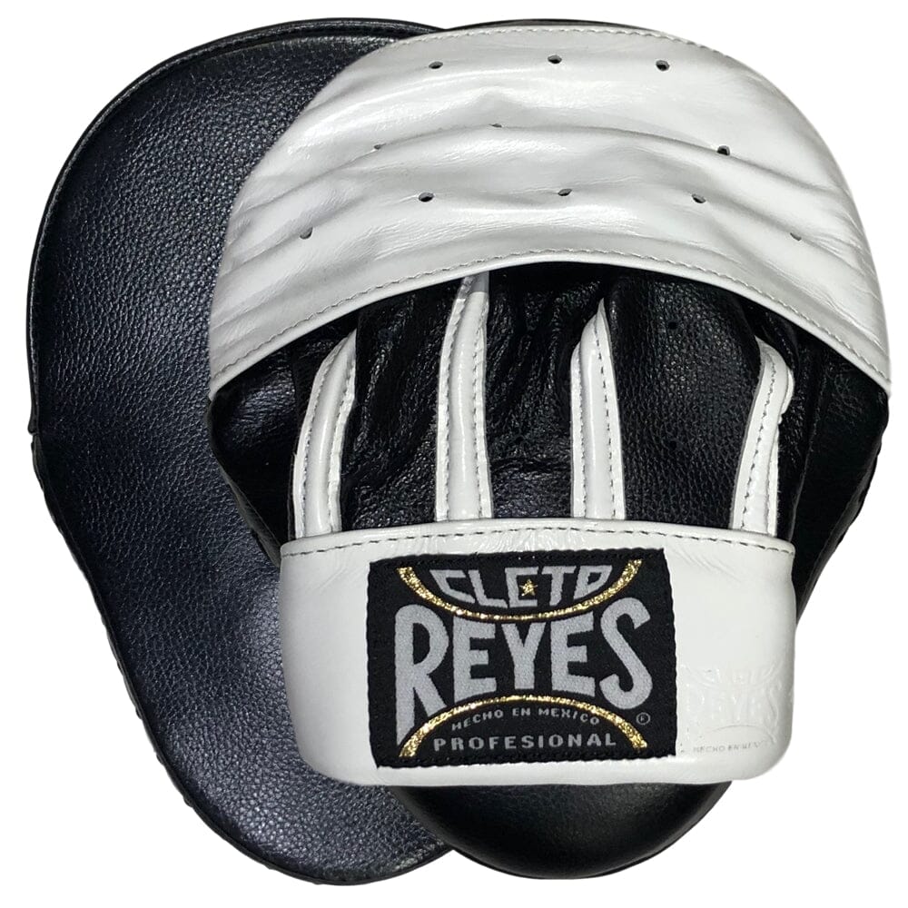 Cleto Reyes Curved Punch Mitts - Black/White
