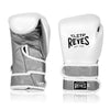 Cleto Reyes Hero Double Loop Boxing Gloves - White/Silver