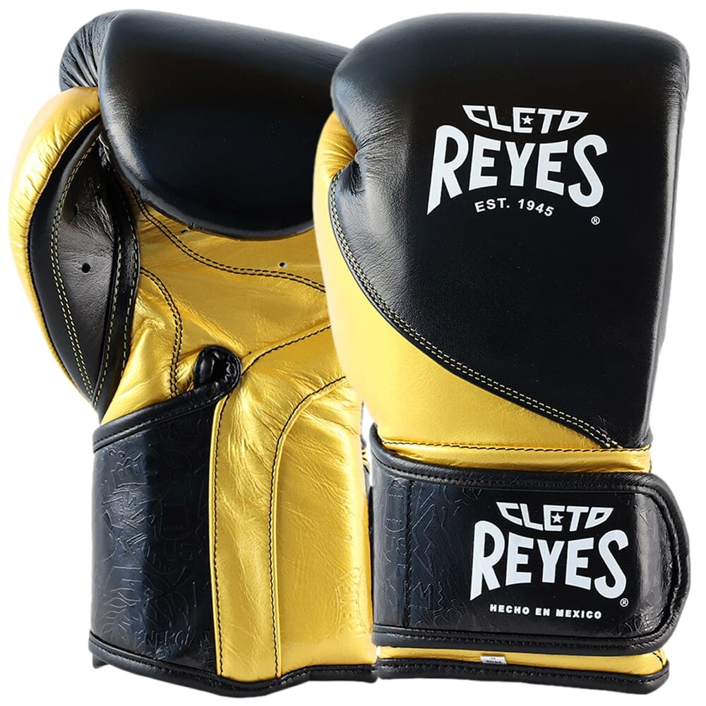 Cleto Reyes High Precision Boxing Gloves Boxing Gloves Cleto Reyes Black/Gold 8oz