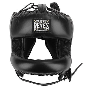Cleto Reyes Redesigned Head Gear with Nylon Face Bar - Black - One Size
