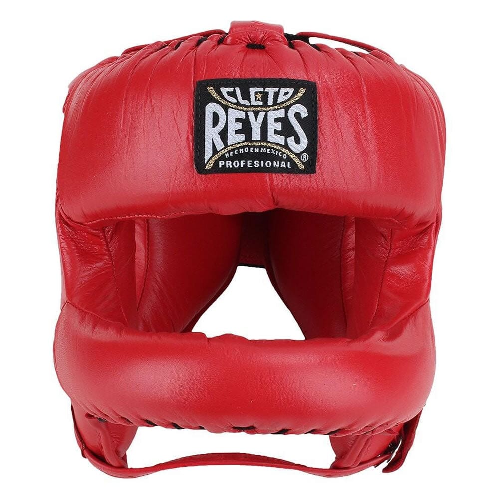 Cleto Reyes Redesigned Head Gear with Nylon Face Bar Head Guards Cleto Reyes Red One Size