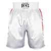 Cleto Reyes Satin Classic Boxing Trunk - White/Red/Green