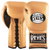 Cleto Reyes Training Boxing Gloves with Laces - Gold