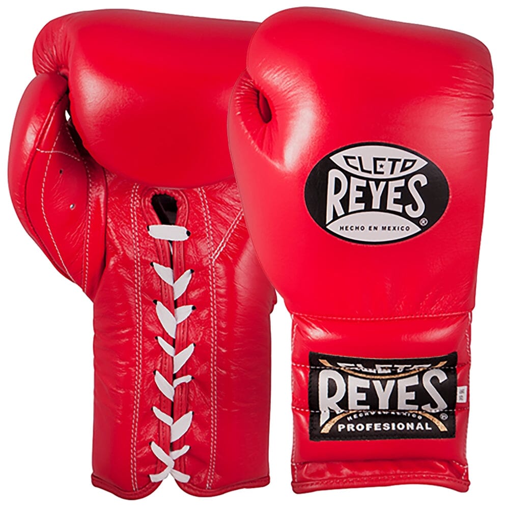 Cleto Reyes Training Boxing Gloves with Laces - Red