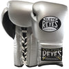 Cleto Reyes Training Boxing Gloves with Laces - Silver