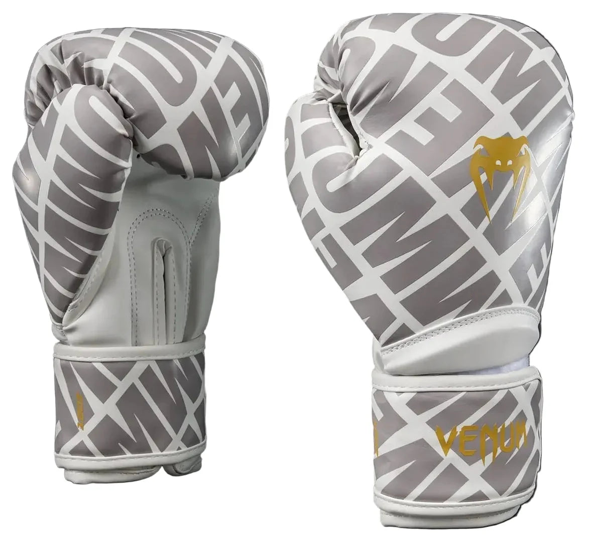 Venum Contender 1.5 XT 3D Boxing Gloves - White/ Gold