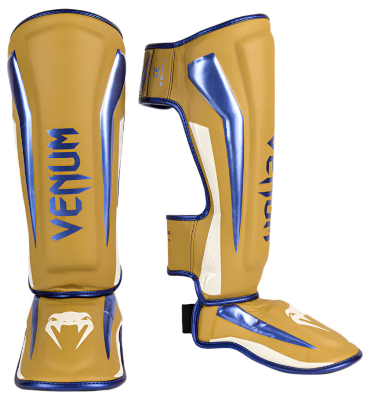 Venum Elite Shin Guards - Special Edition - Camel