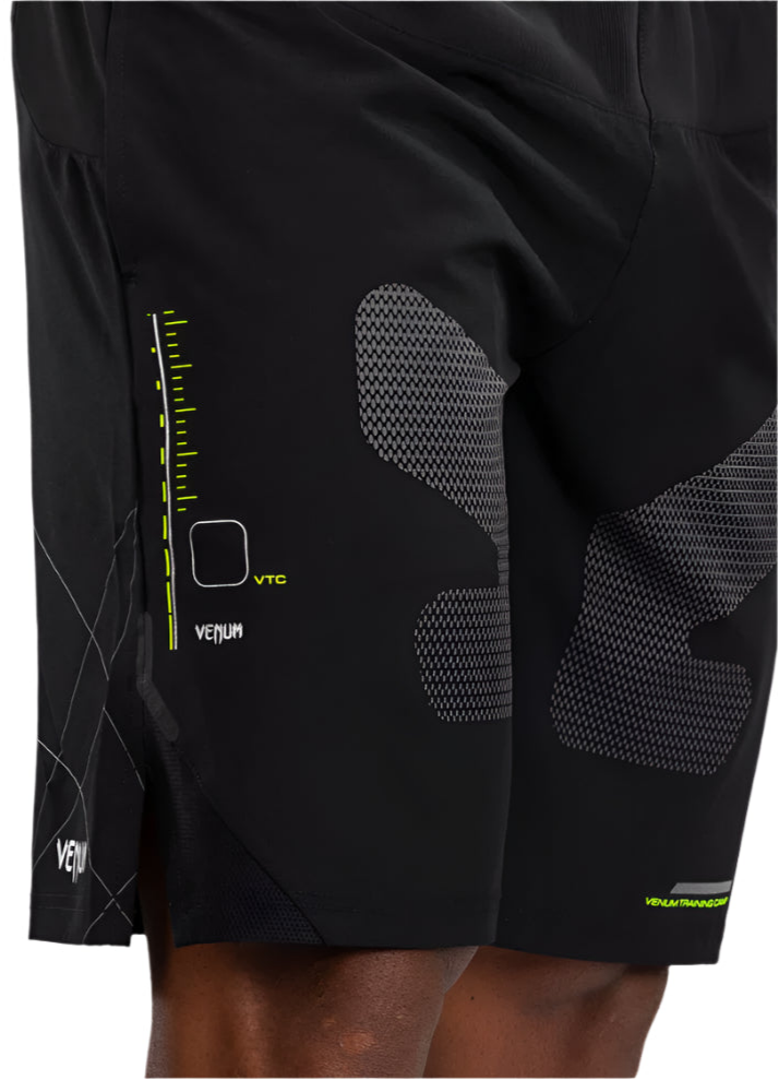 Venum Training Camp 4.0 Training Short - Black/Neon Green