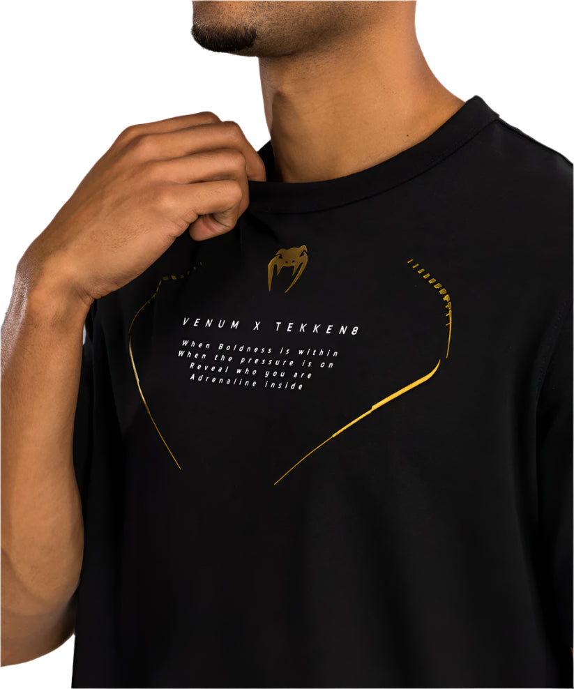 Venum X TEKKEN 8 - Marshall Law T-Shirt - Black/Red/Gold
