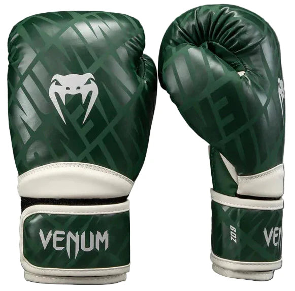 Venum Contender 1.5 XT Boxing Gloves - Forest Green/Off White