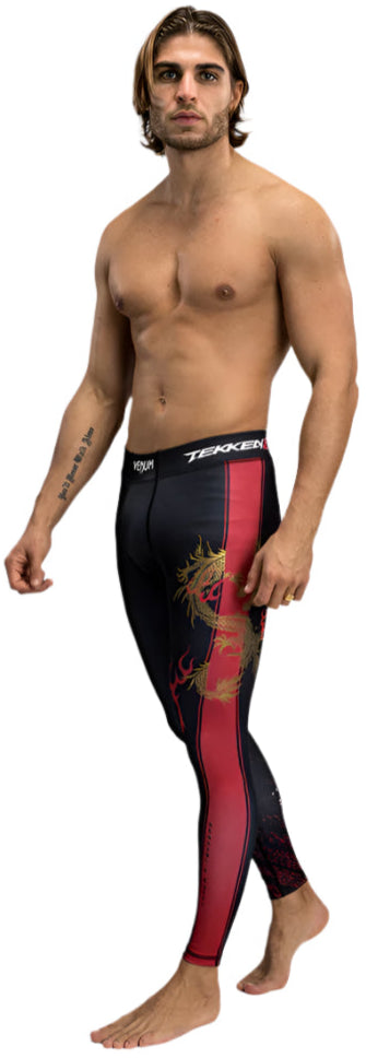 Venum X TEKKEN 8 - Marshall Law Spats - Black/Red/Gold