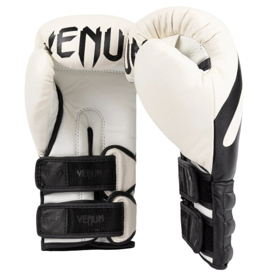 Venum Reverso Boxing Gloves - Snow White/Black