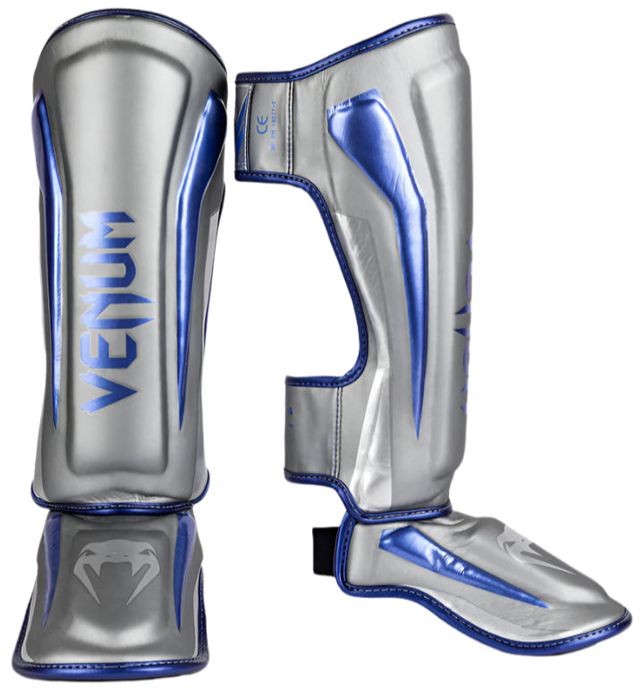 Venum Elite Shin Guards - Special Edition - Grey