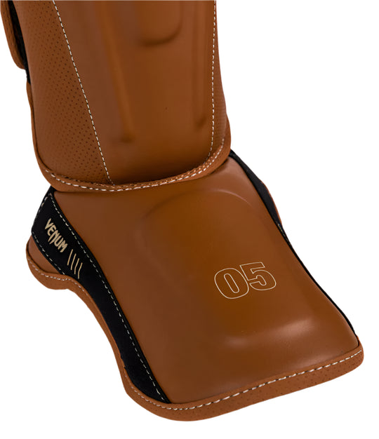 Venum Impact Evo Shin Guards - Havana