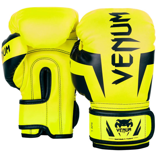 Venum Elite Boxing Gloves Kids - Exclusive - Fluo Yellow