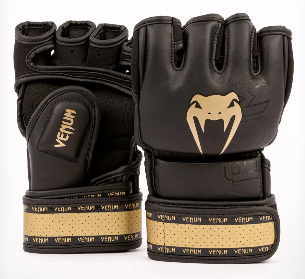 Venum Impact 2.0 MMA Gloves - Black/Gold