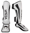 Venum Elite Shin Guards - White/Camo