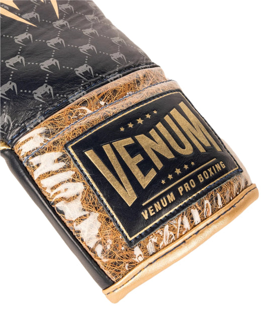 Venum Coco Monogram Pro Lace Up Boxing Gloves - State Blue