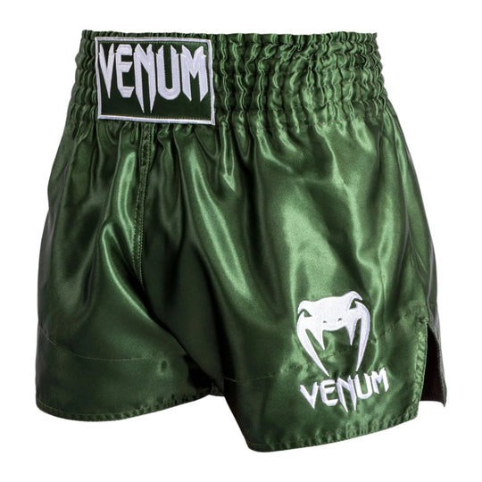 Venum Classic Muay Thai Short - Khaki/White