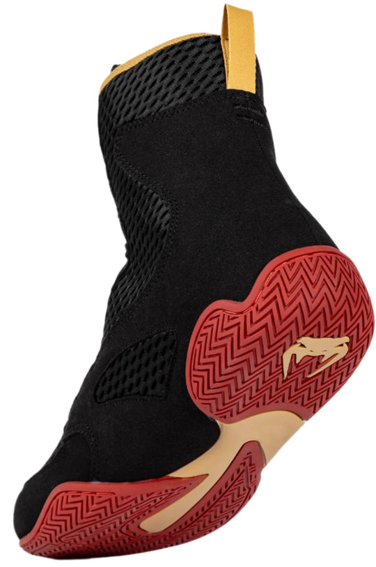 Venum Contender Boxing Shoes - Black/Gold/Red
