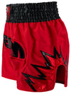 Venum Inferno Muay Thai Shorts - Red/Charcol Grey/Black