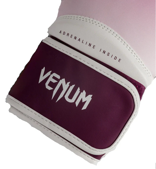 Venum Iris Boxing Gloves - Plum/White