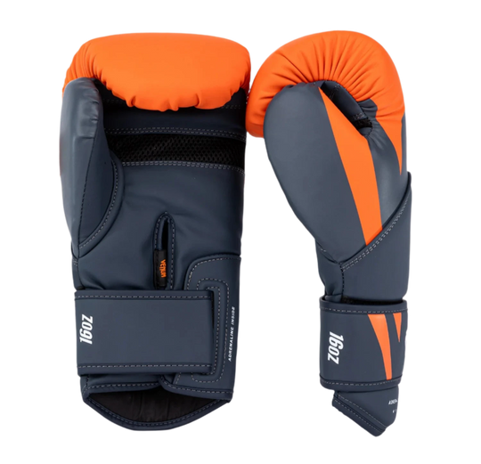 Venum Challenger 4.0 Boxing Gloves - Orange/Navy Blue