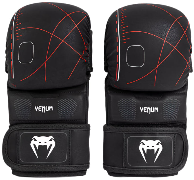 Venum Tactical XT Sparring Gloves - Black/Fire Red