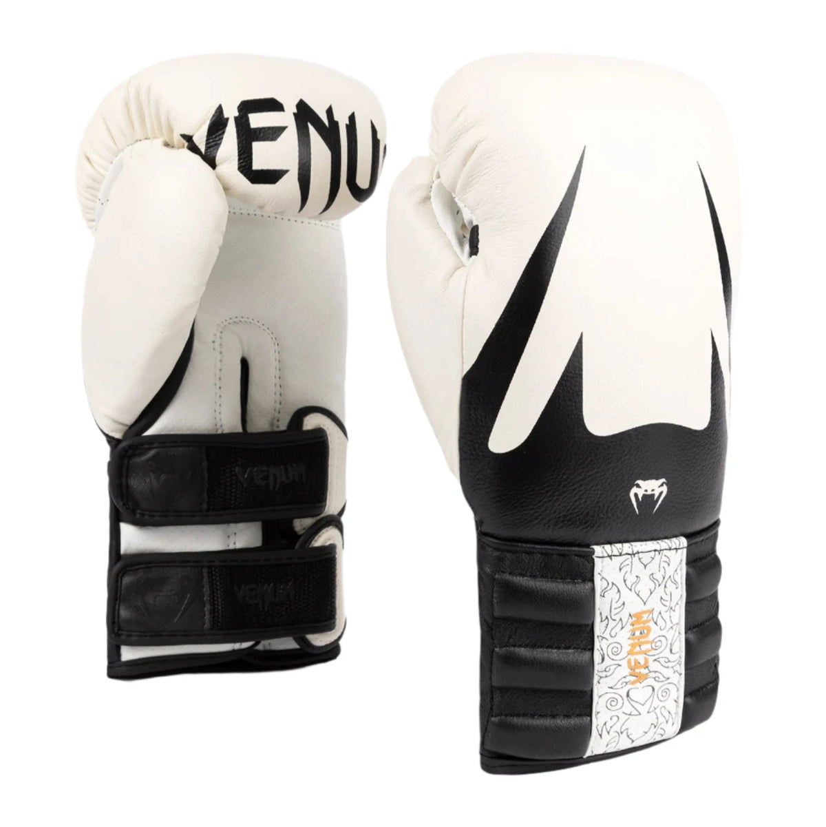 Venum Reverso Boxing Gloves - Snow White/Black
