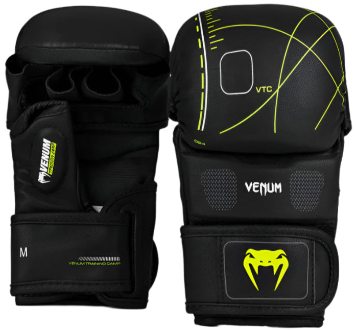 Venum Training Camp 4.0 Sparring Gloves - Black/Neo Green