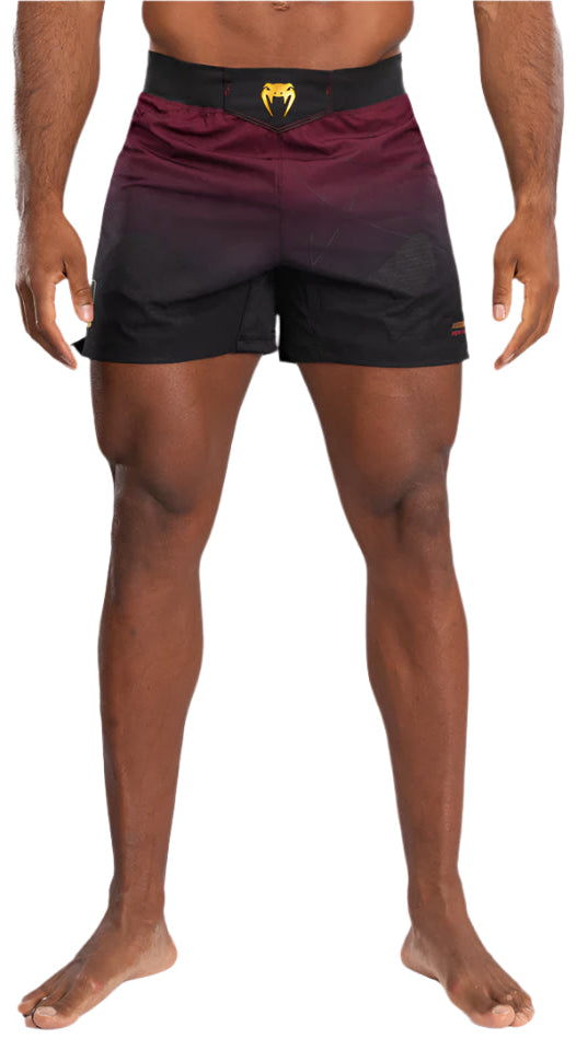 Venum Tactical XT Fightshort - Black/Burgundy/Gold