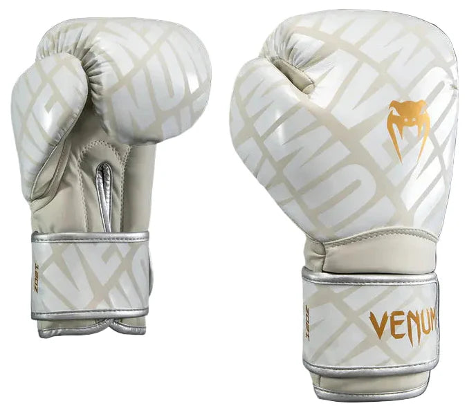 Venum Contender 1.5 XT Boxing Gloves - Light Beige/White Cream