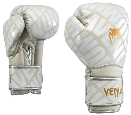 Venum Contender 1.5 XT Boxing Gloves - Light Beige/White Cream