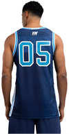 Venum X Top Rank Original Men's Basketball Jersey - Navy Blue