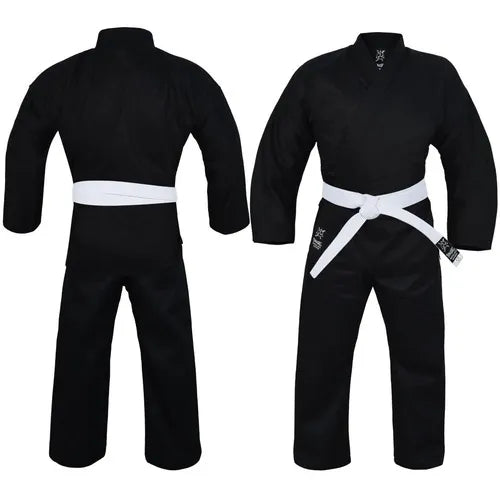 Morgan Yamasaki Pro Black Karate Uniform - 10Oz