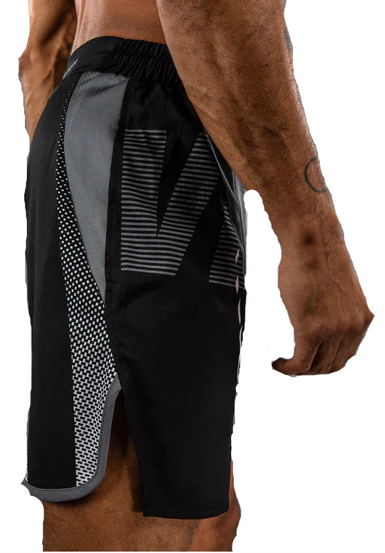 Venum Adrenaline Fightshorts - Black/Silver Grey