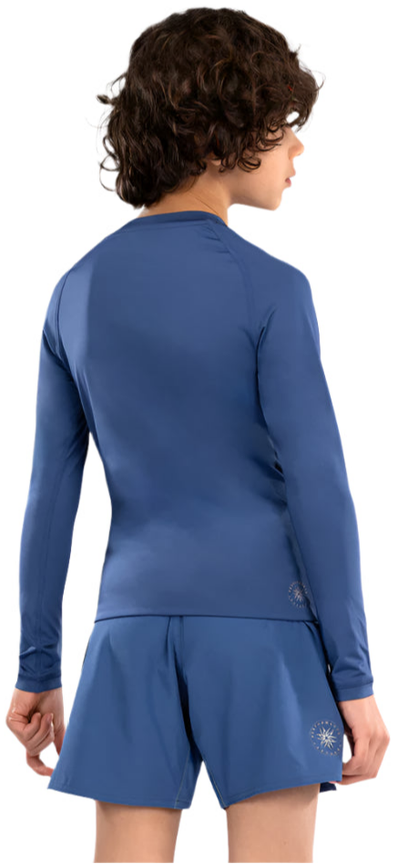 Venum Contender Kids Rashguards Long Sleeves - Royal Blue