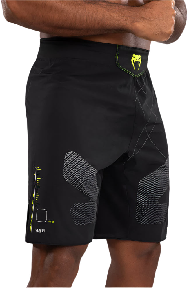 Venum Training Camp 4.0 Fight Short - Black/Neon Green