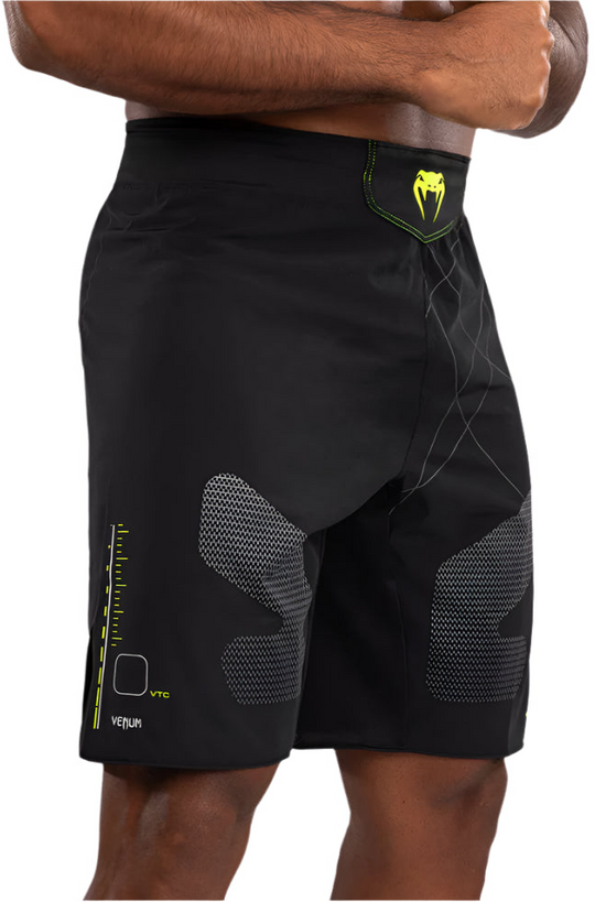 Venum Training Camp 4.0 Fight Short - Black/Neon Green
