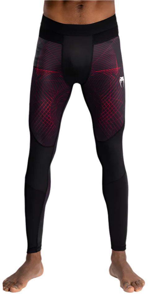 Venum G-Fit Air Men's Spats - Deep Black/Fire Red