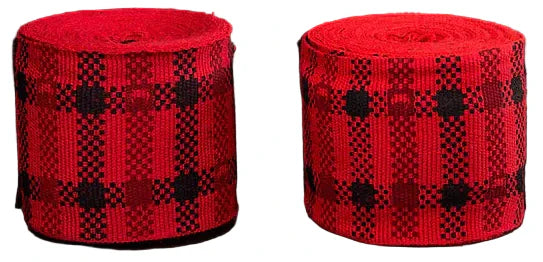 Venum Tartan Handwraps - Fury Red