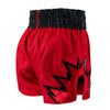 Venum Inferno Muay Thai Shorts - Red/Charcol Grey/Black