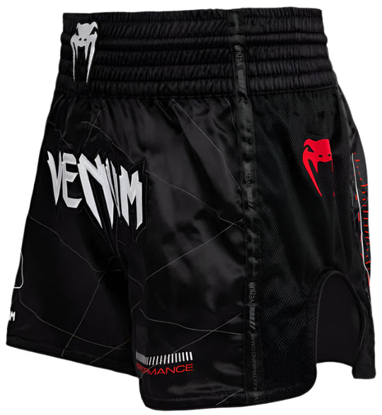 Venum Tactical XT Muay Thai Shorts - Black/Fire Red